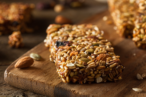 Crunchy peanut butter protein bars