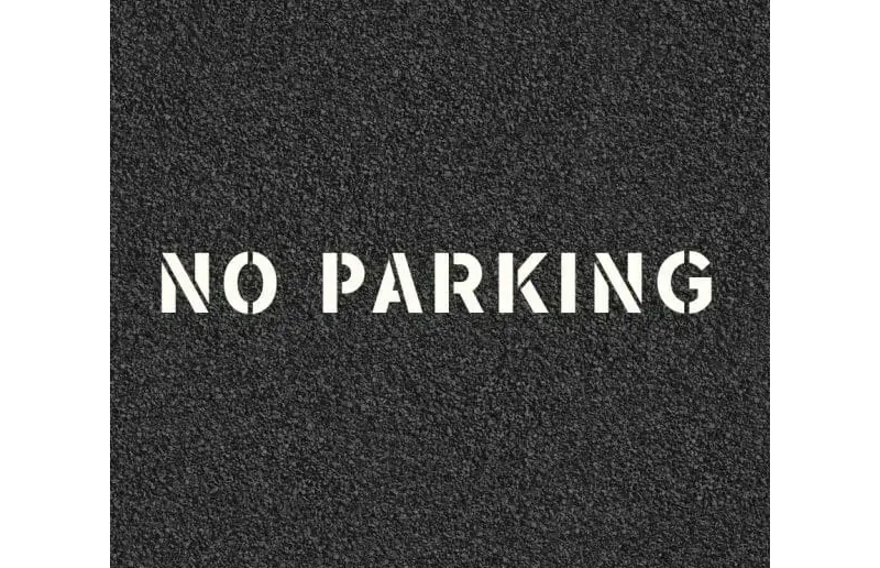 Custom Parking Lot Stencils