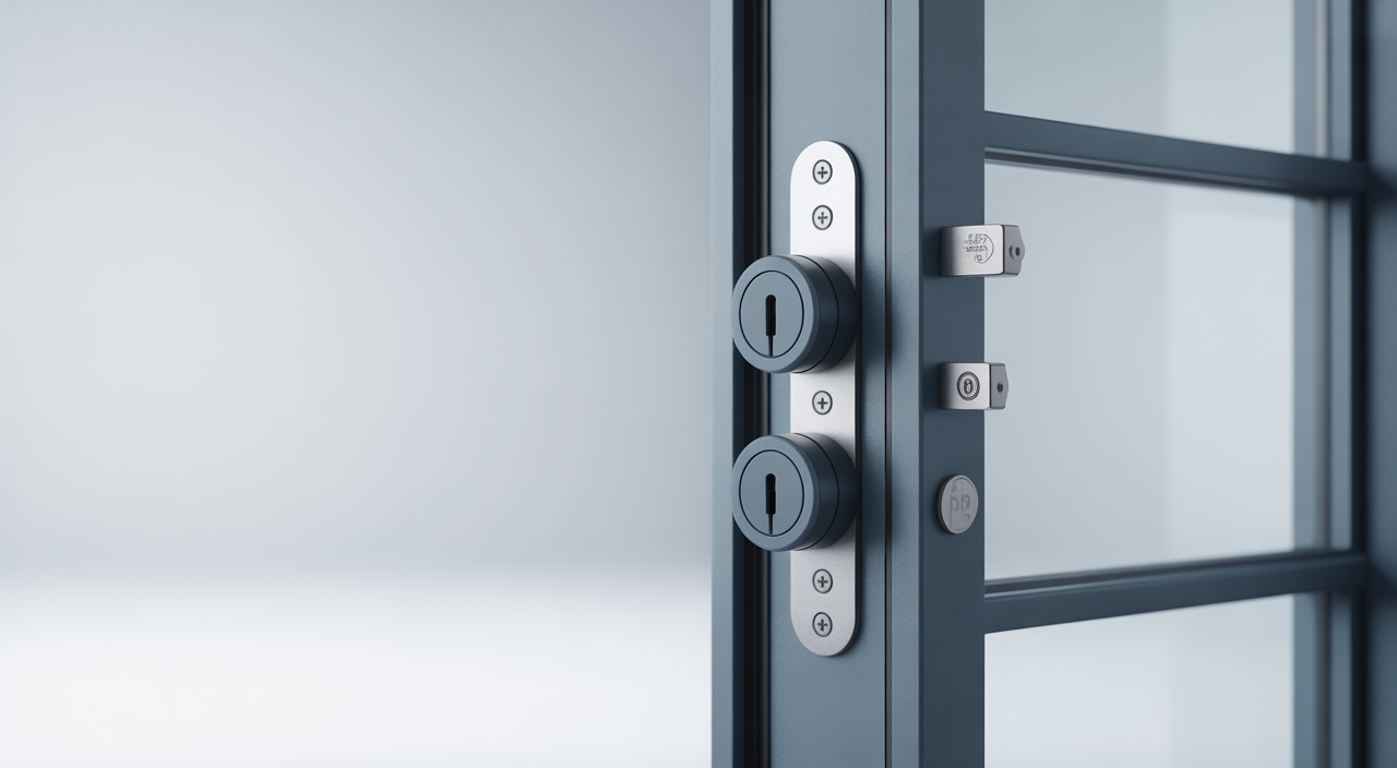 Modern Security Door protecting home