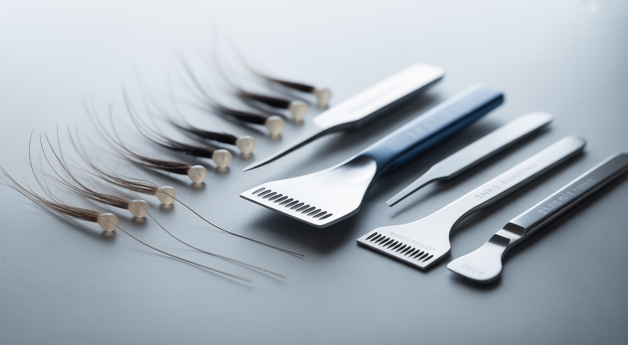 Sapphire hair transplant procedure in an Istanbul clinic demonstrating precise FUE channel creation