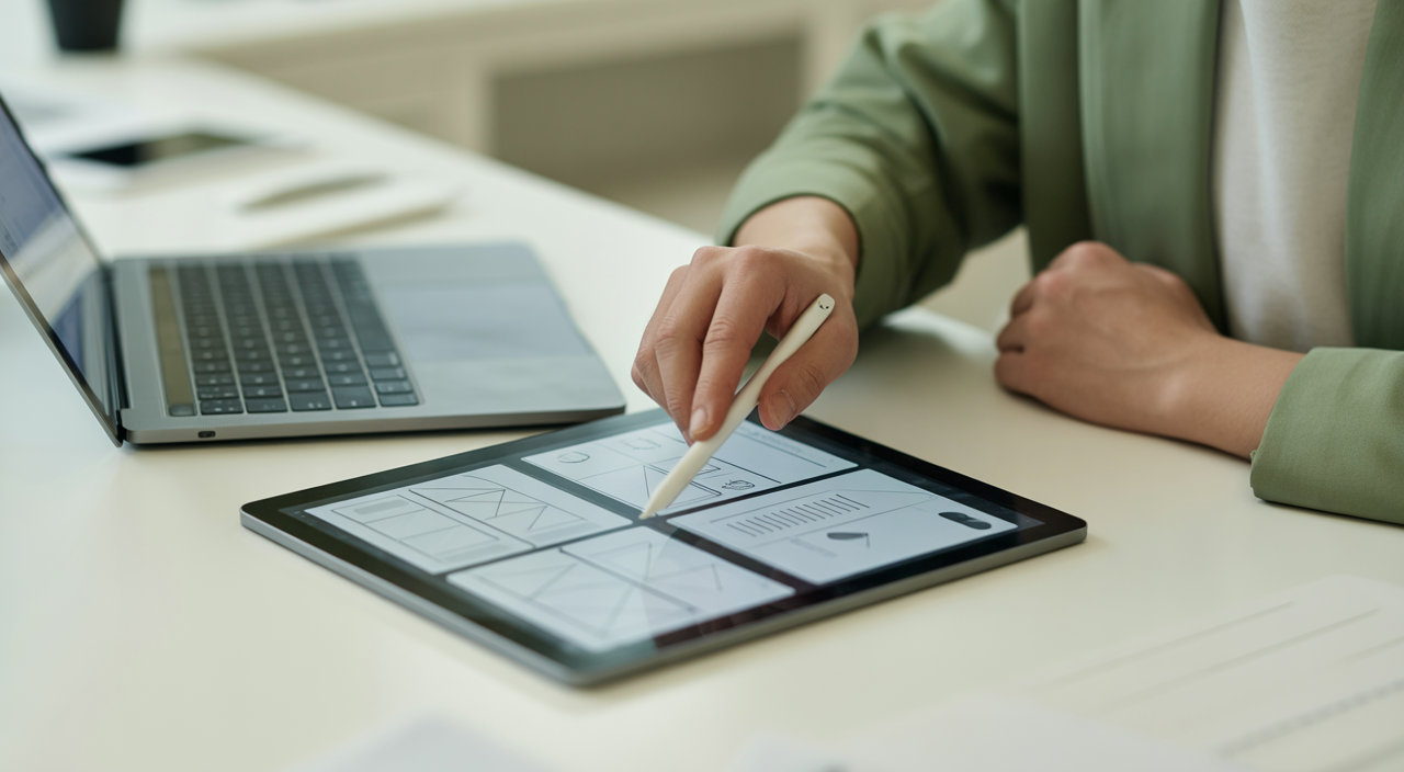 Next-generation website development services illustration for modern businesses