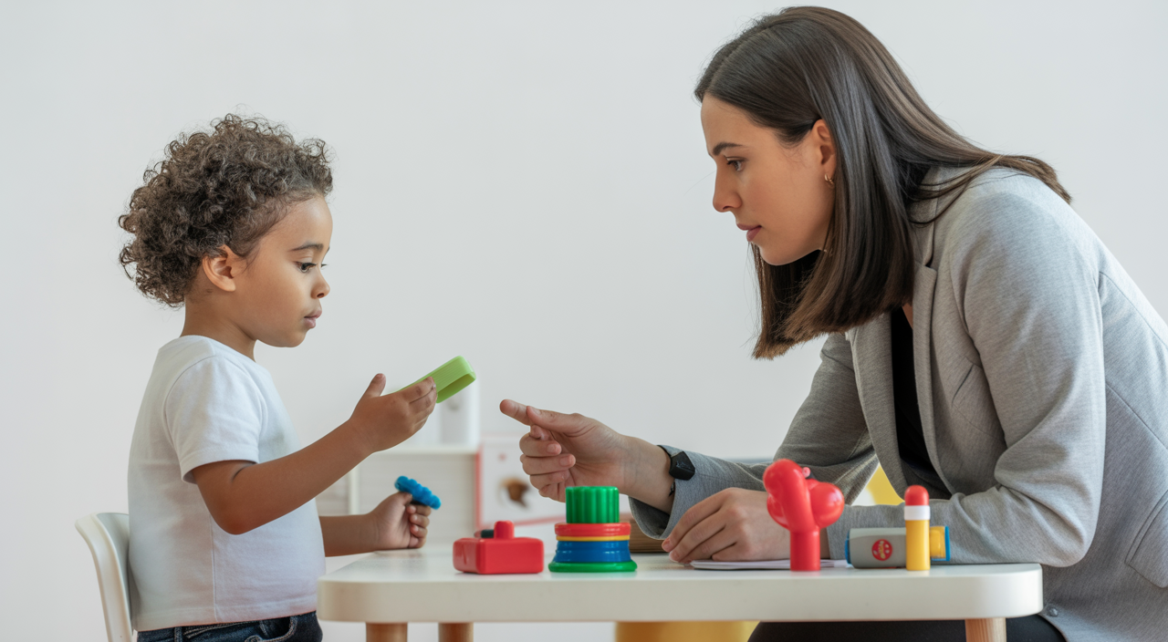 Child receiving ABA therapy support in North Carolina
