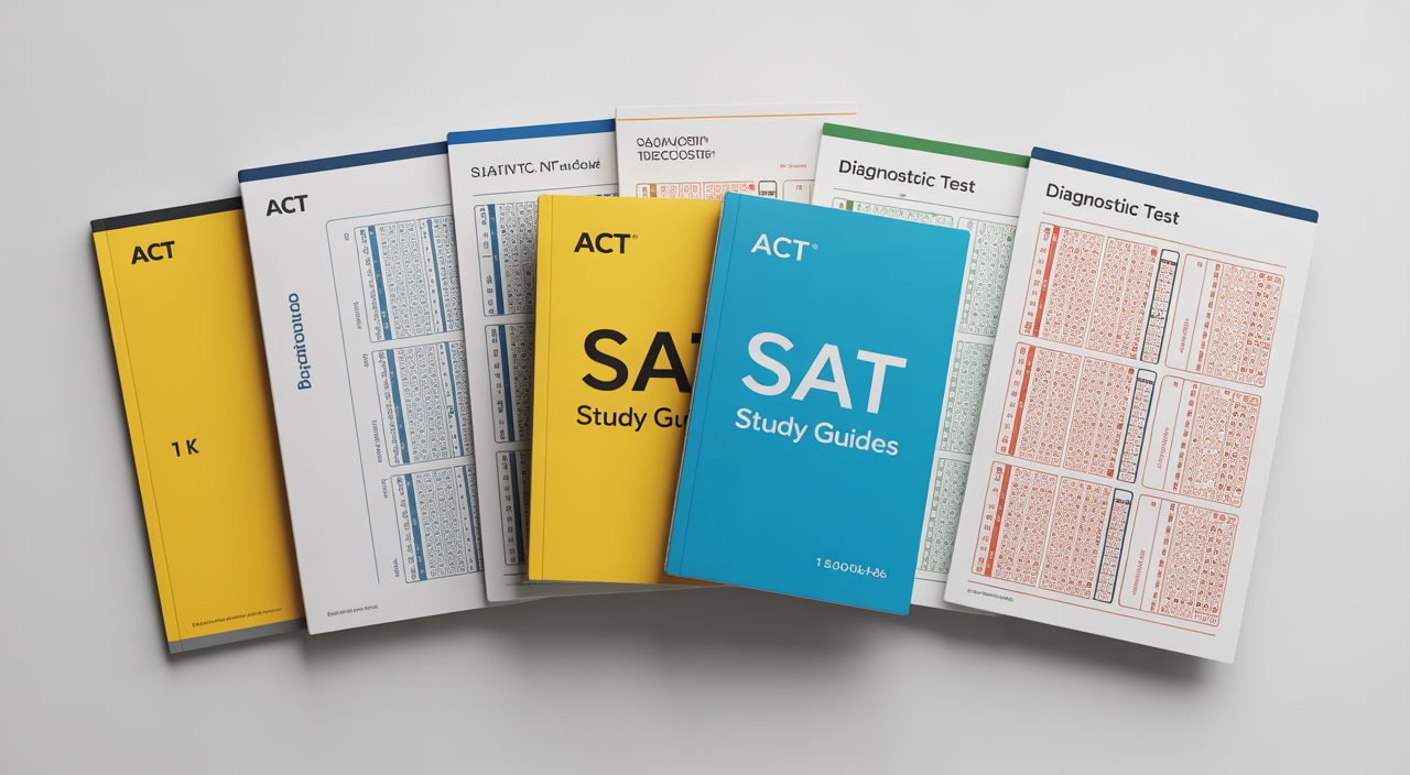 Combined ACT and SAT study guides for efficient dual exam preparation