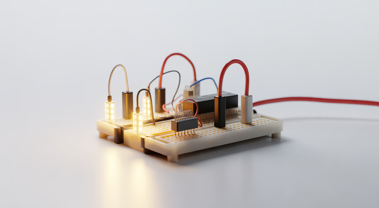 Mini LED lights used in real DIY and decor projects