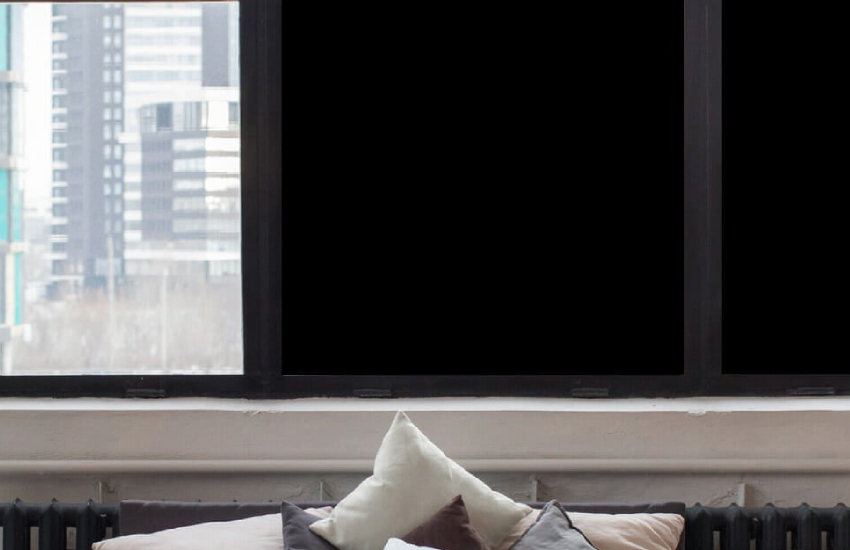 Blackout window film