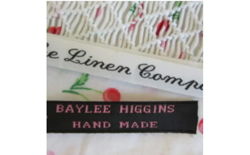 woven labels for handmade items